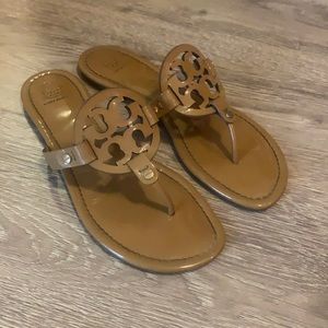 Tory Burch patent sandals